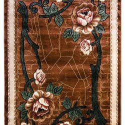 Синтетичний килим Hand Carving 0819A brown  - Висока якість за найкращою ціною в Україні